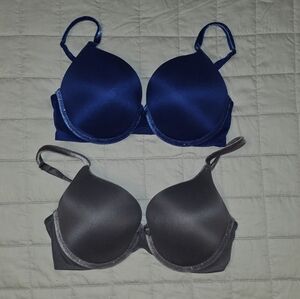 Victoria's Secret Elegant Blue and Gray Women's Bras